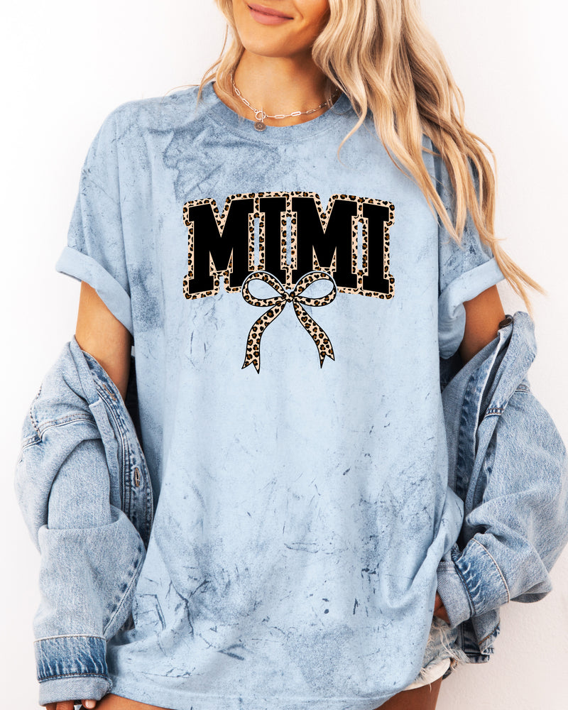 Mimi Leopard Grandma Comfort Colors Garment Dyed T Shirt