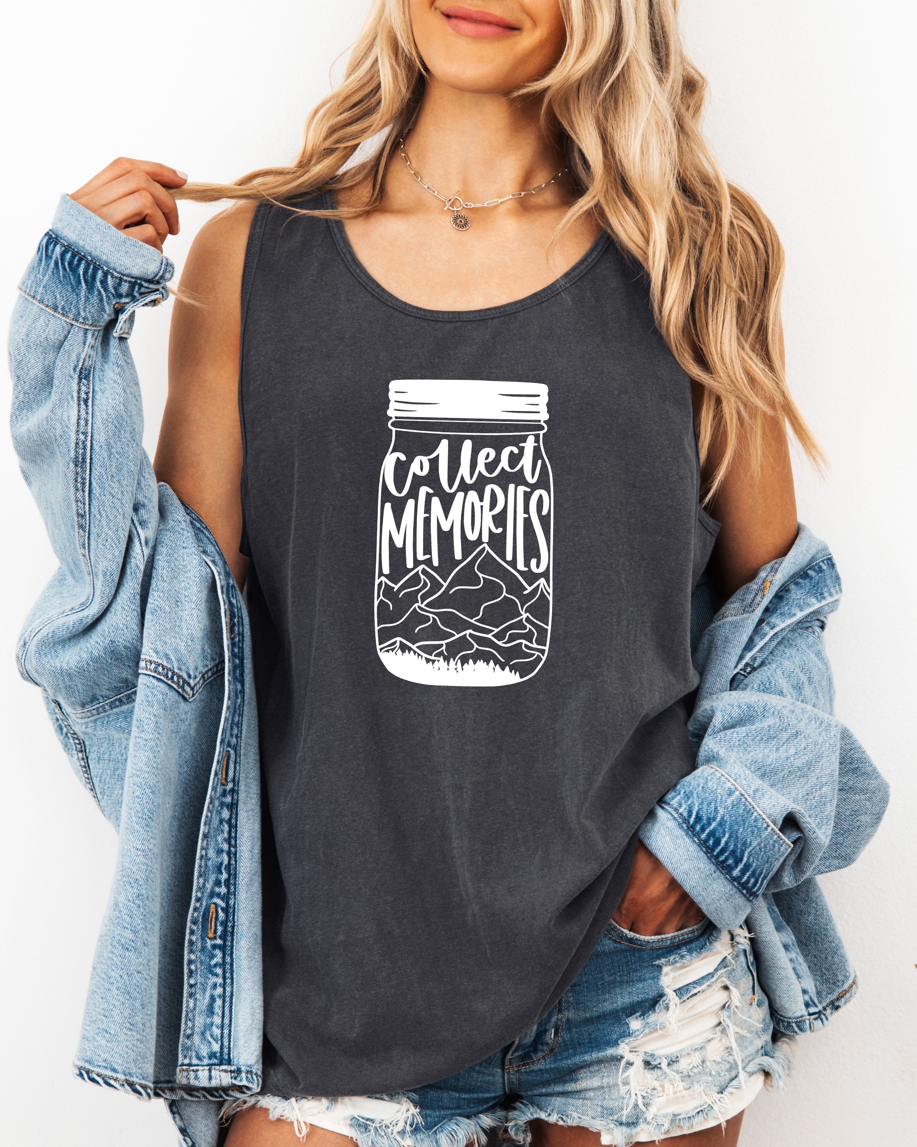 Comfort Colors Collect Memories Summer Tank Top Women Unisex