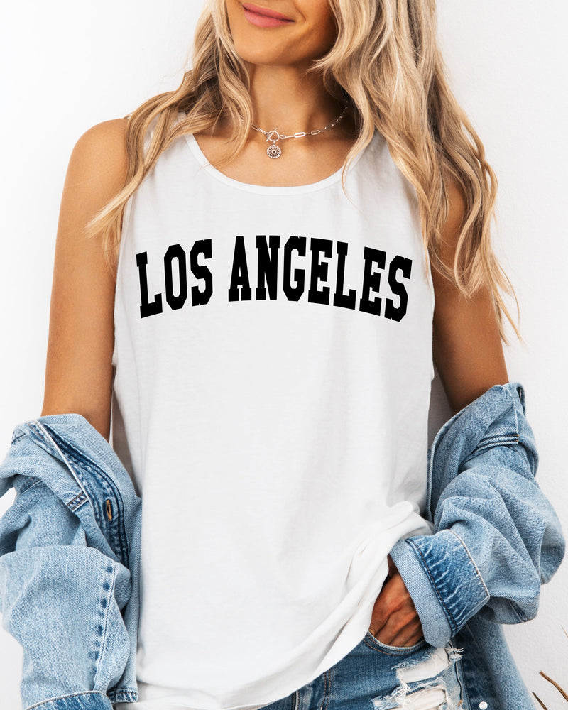 Los Angeles LA California Western State City Comfort Colors Tank Top – USA Travel