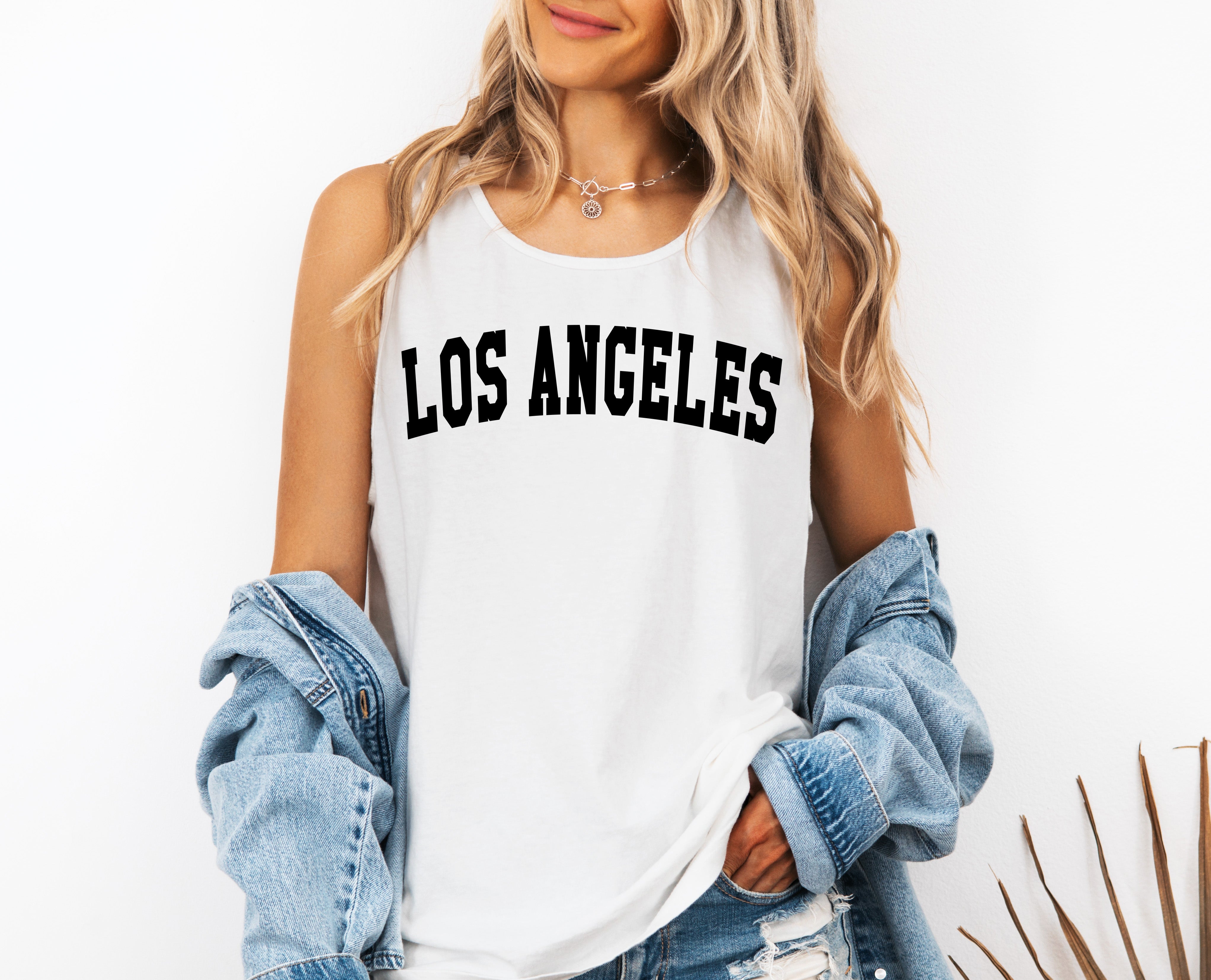Los Angeles LA California Western State City Comfort Colors Tank Top – USA Travel