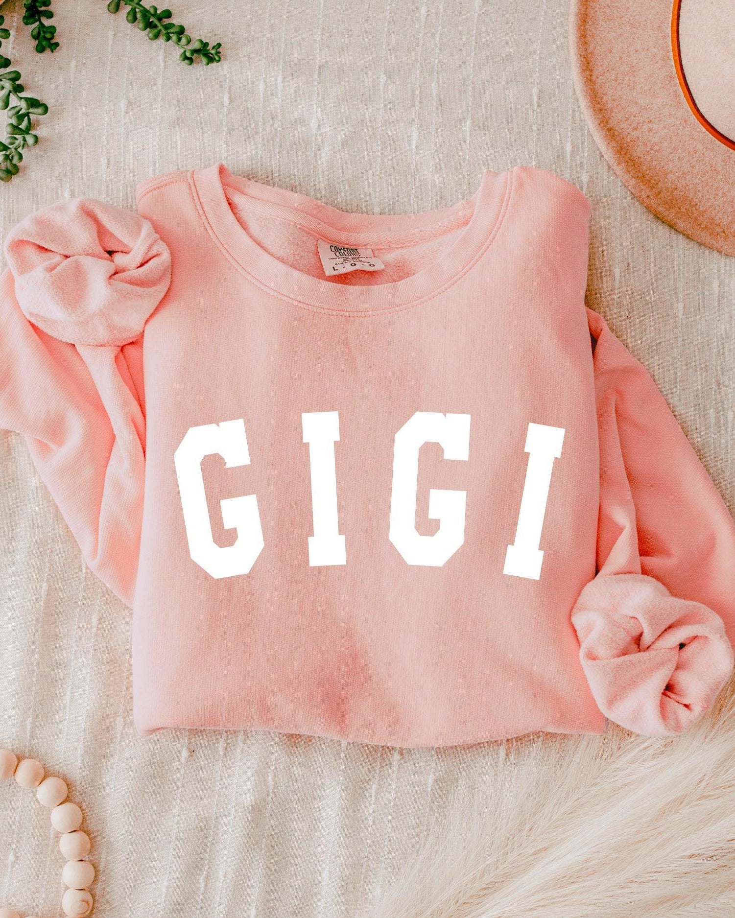 Gigi Grandma Garment Dyed Comfort Colors Sweatshirt