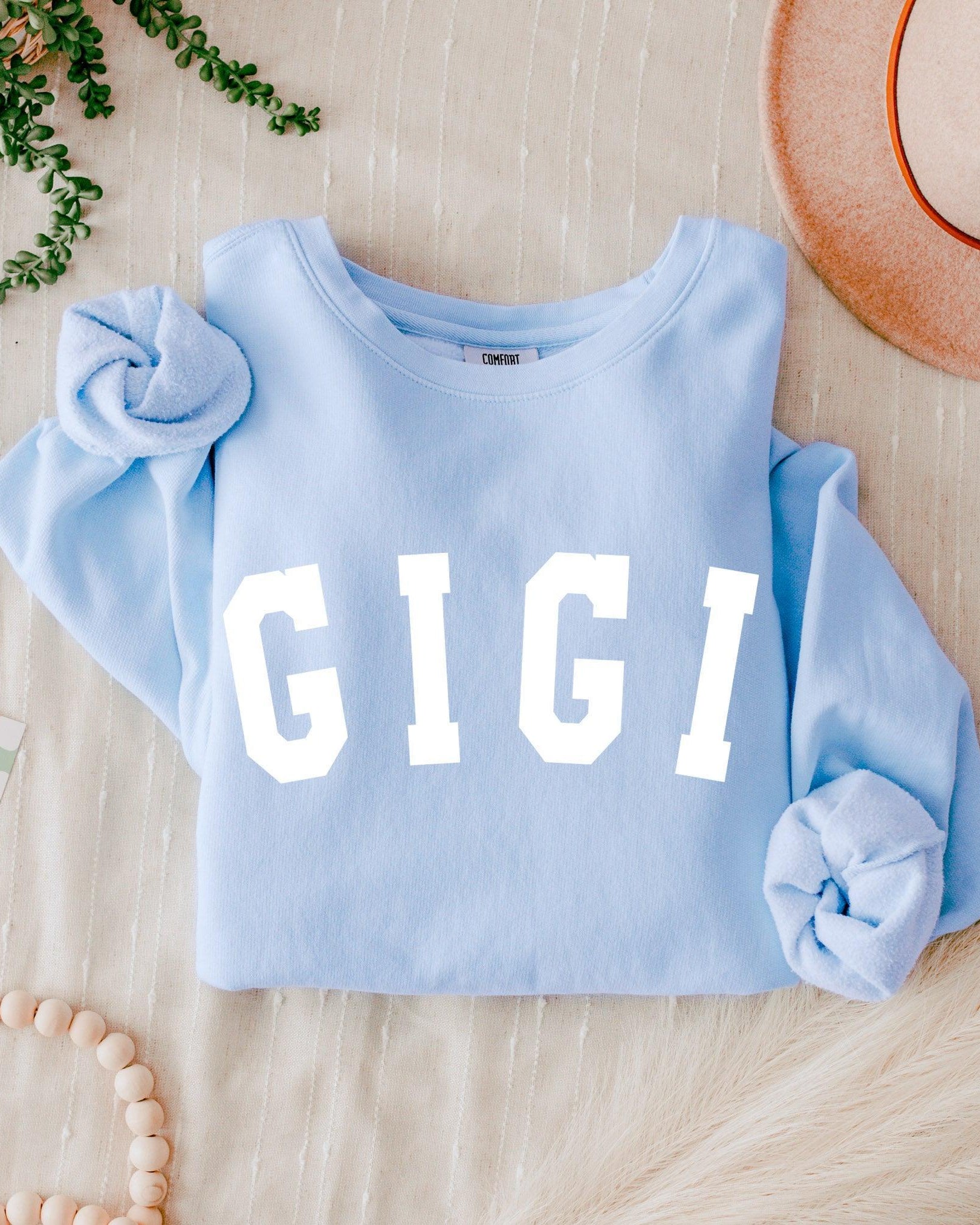 Gigi Grandma Garment Dyed Comfort Colors Sweatshirt