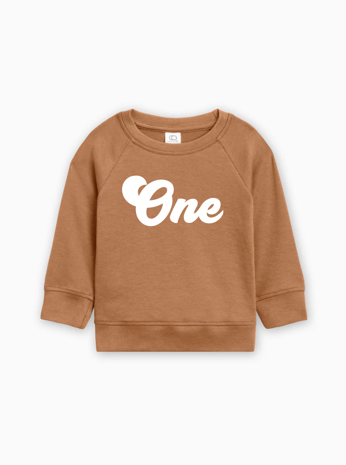 One Birthday 1st Birthday Toddler Organic Cotton Pullover (Groovy)