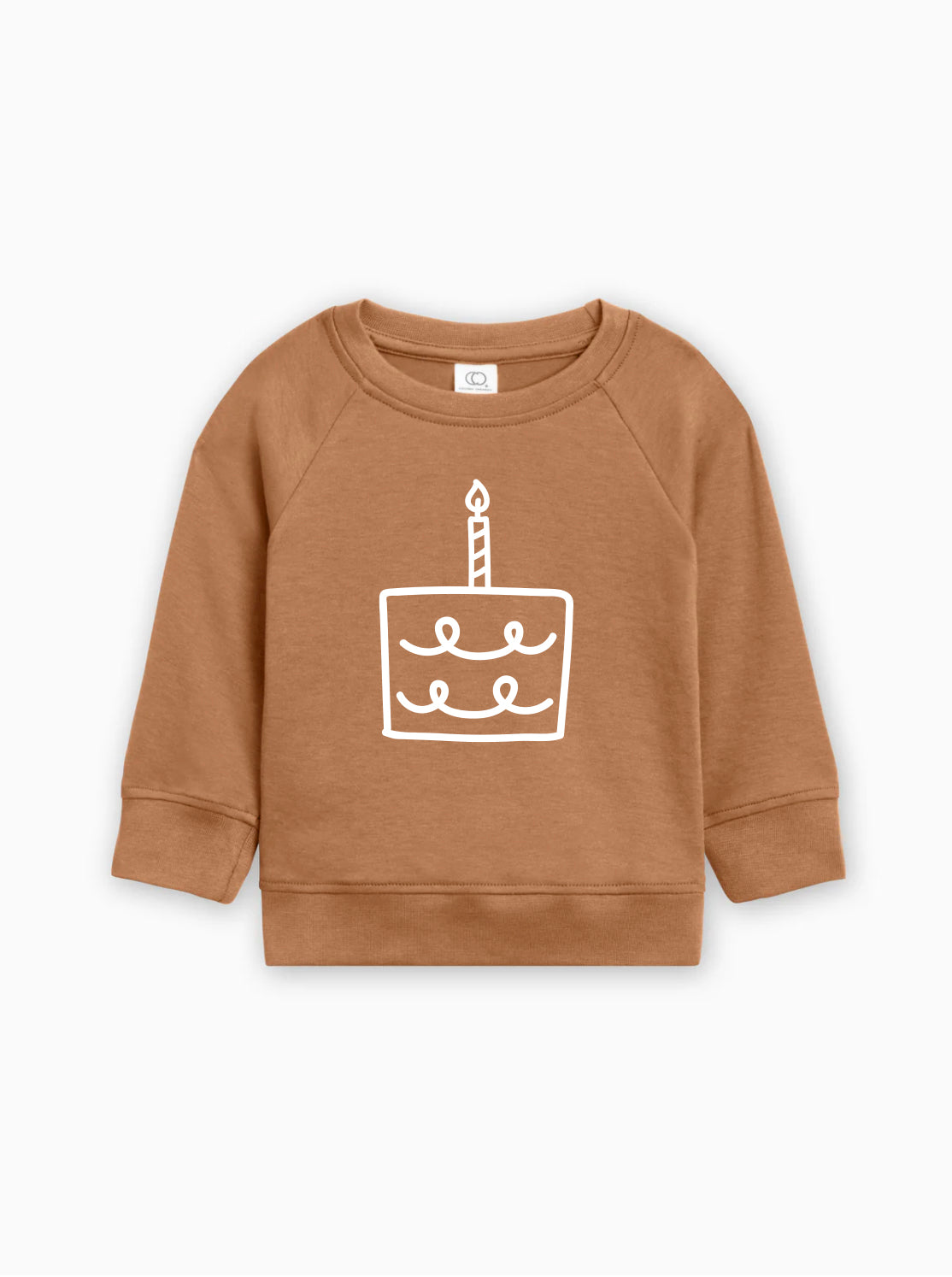 One Birthday Cake 1st Birthday Organic Cotton Pullover