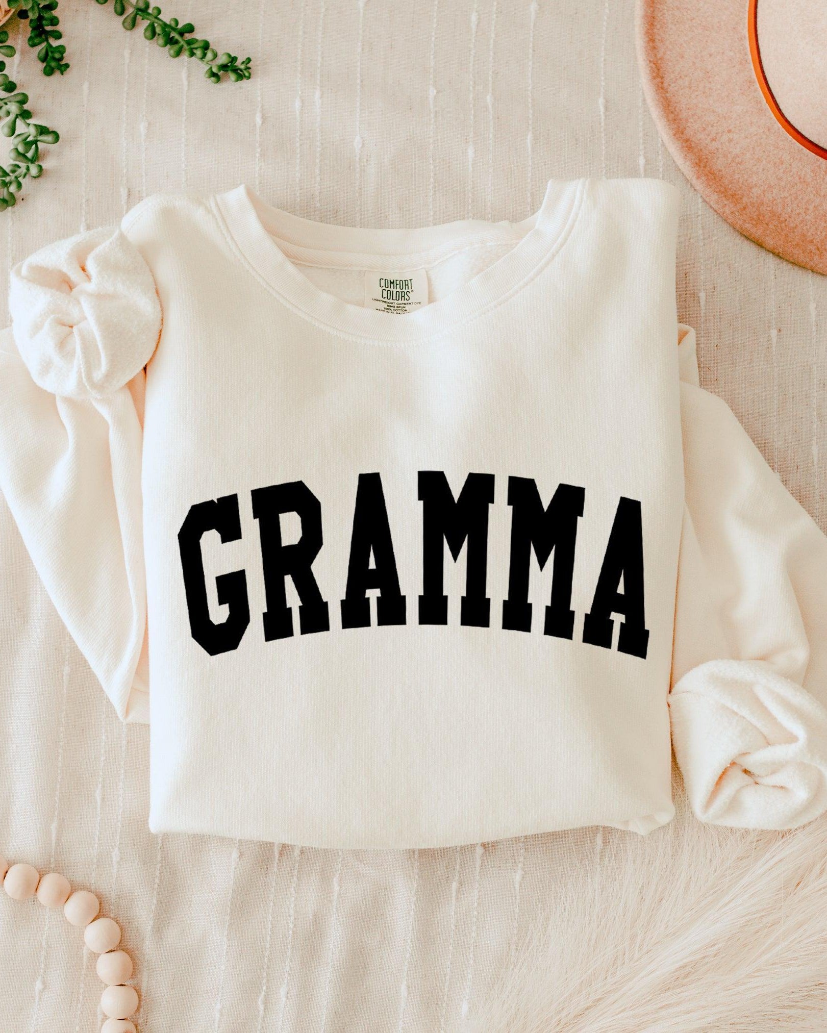 Gramma Grandma Garment Dyed Comfort Colors Sweatshirt