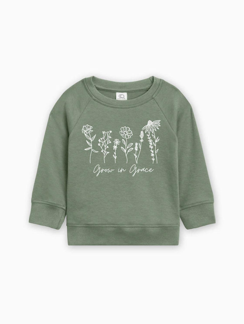 Grow in Grace Easter Christian Baby Toddler Organic Cotton Pullover