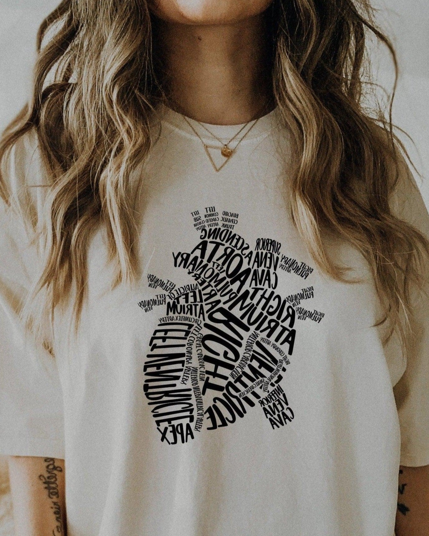 Heart Anatomy Comfort Colors T Shirt