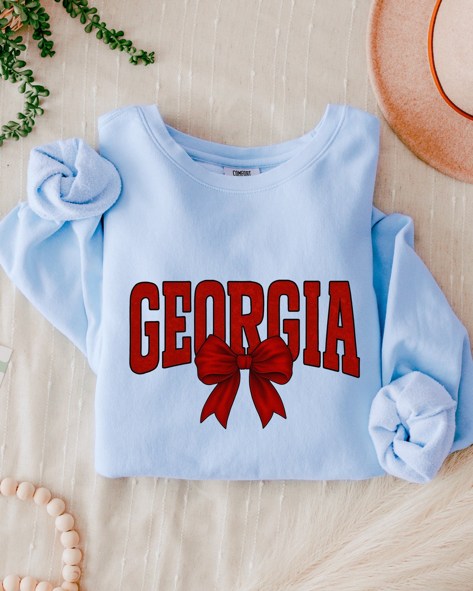 Georgia State College Sweatshirt – USA City Comfort Colors Garment Dyed Crewneck