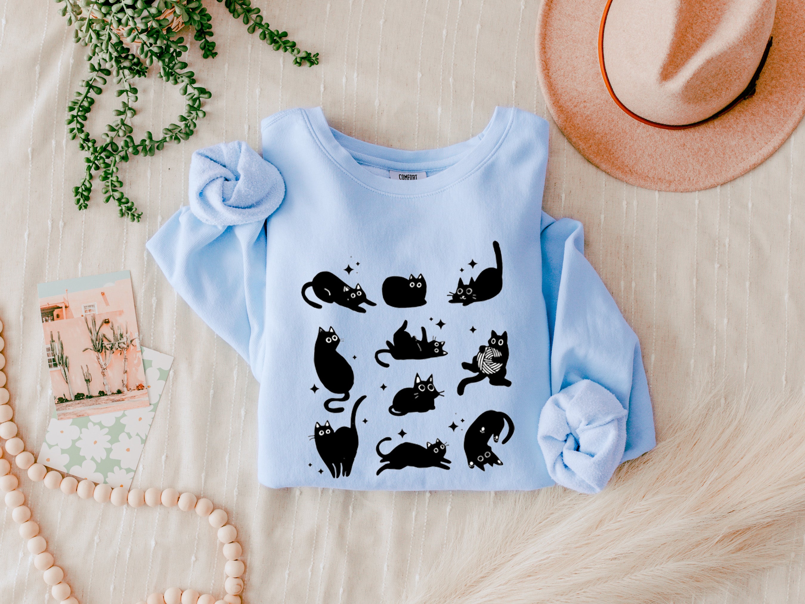 Cat mom Cat Lover Pet Fur mom Fall Garment Dyed Comfort Colors Sweatshirt