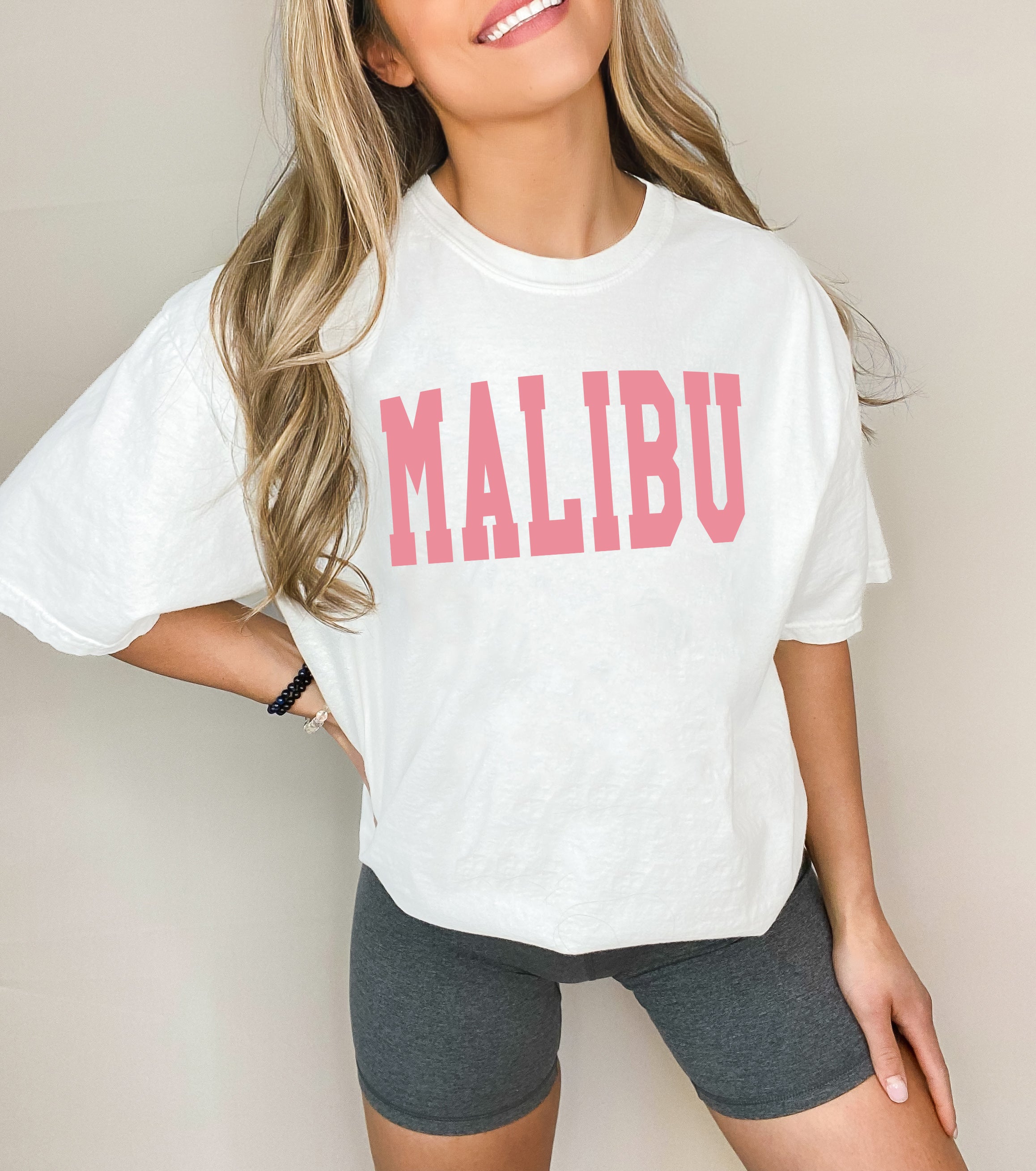 Malibu State City College Comfort Colors T Shirt Vacation Beach Lake Summer