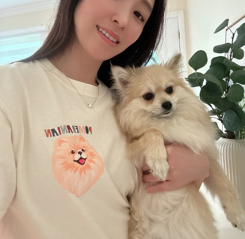 Pomeranian Dog Comfort Colors T Shirt