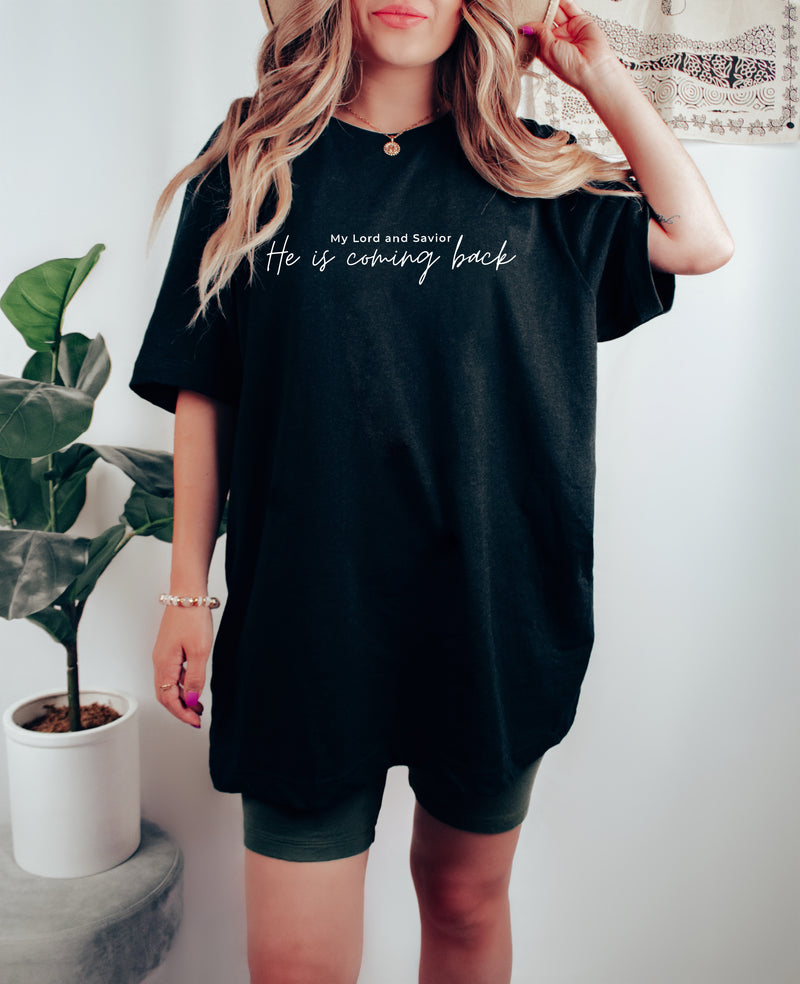 Jesus He is coming back Comfort Colors Christian T Shirt