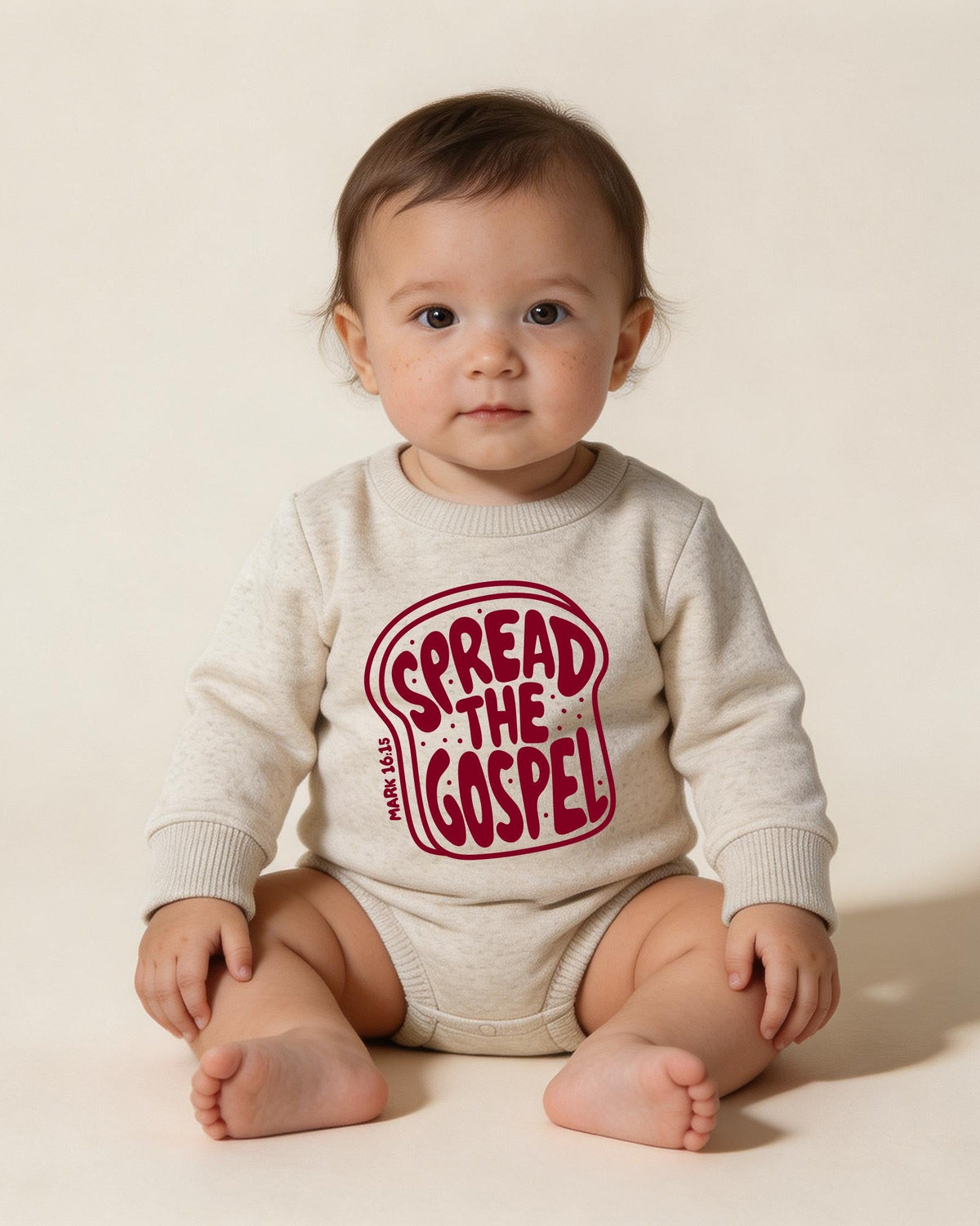 Spread The Gospel Christian Baby Bodysuit, Faith Toddler Youth Tee