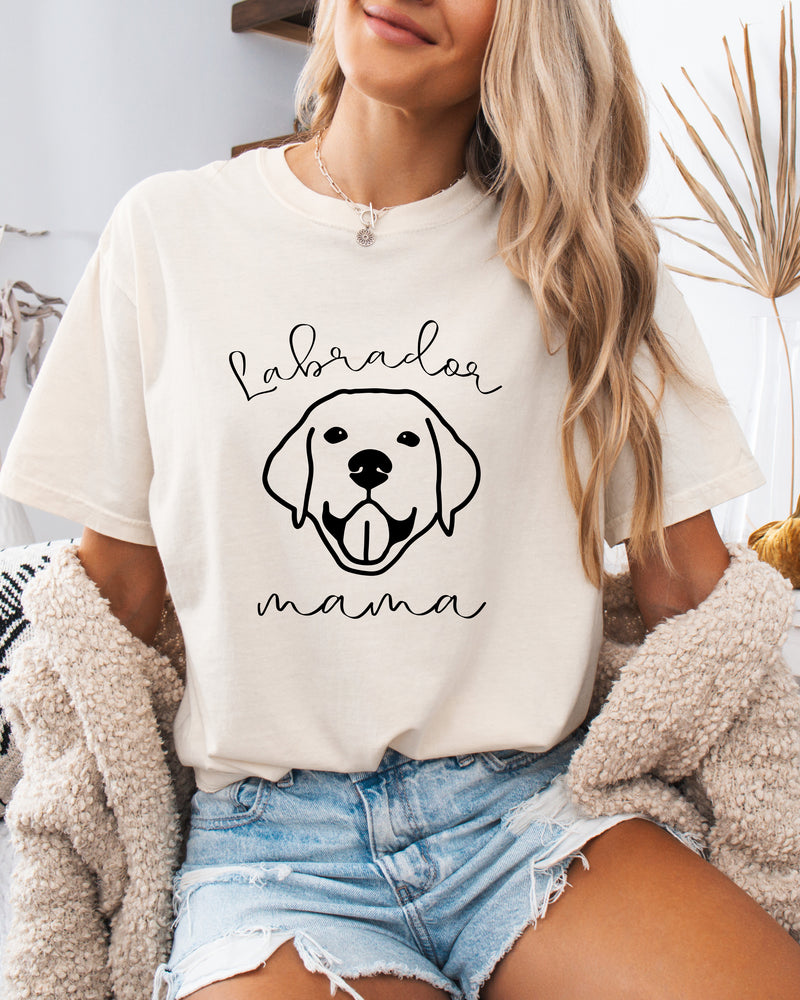 Labrador Retriever Dog Mom Comfort Colors T Shirt (Copy)