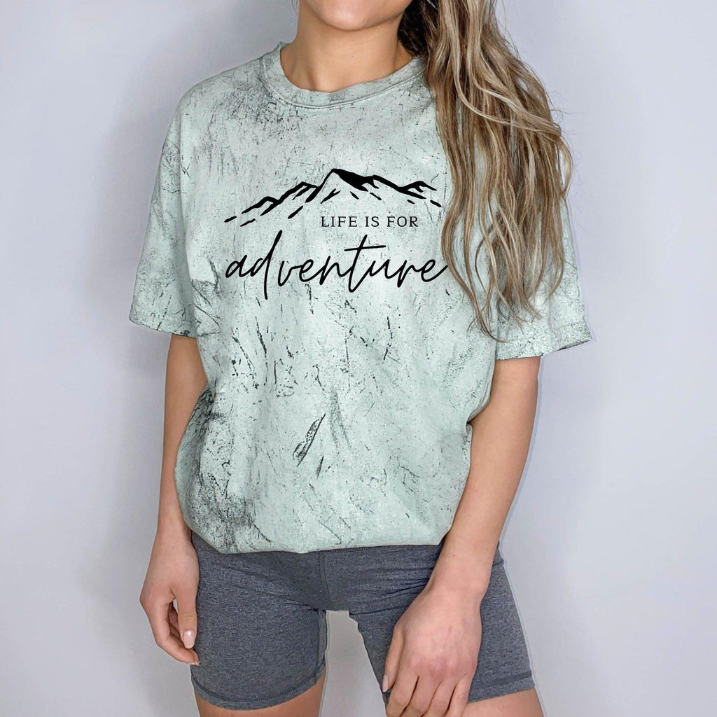 Life is for Adventure Camping and hiking Comfort Colors T Shirt