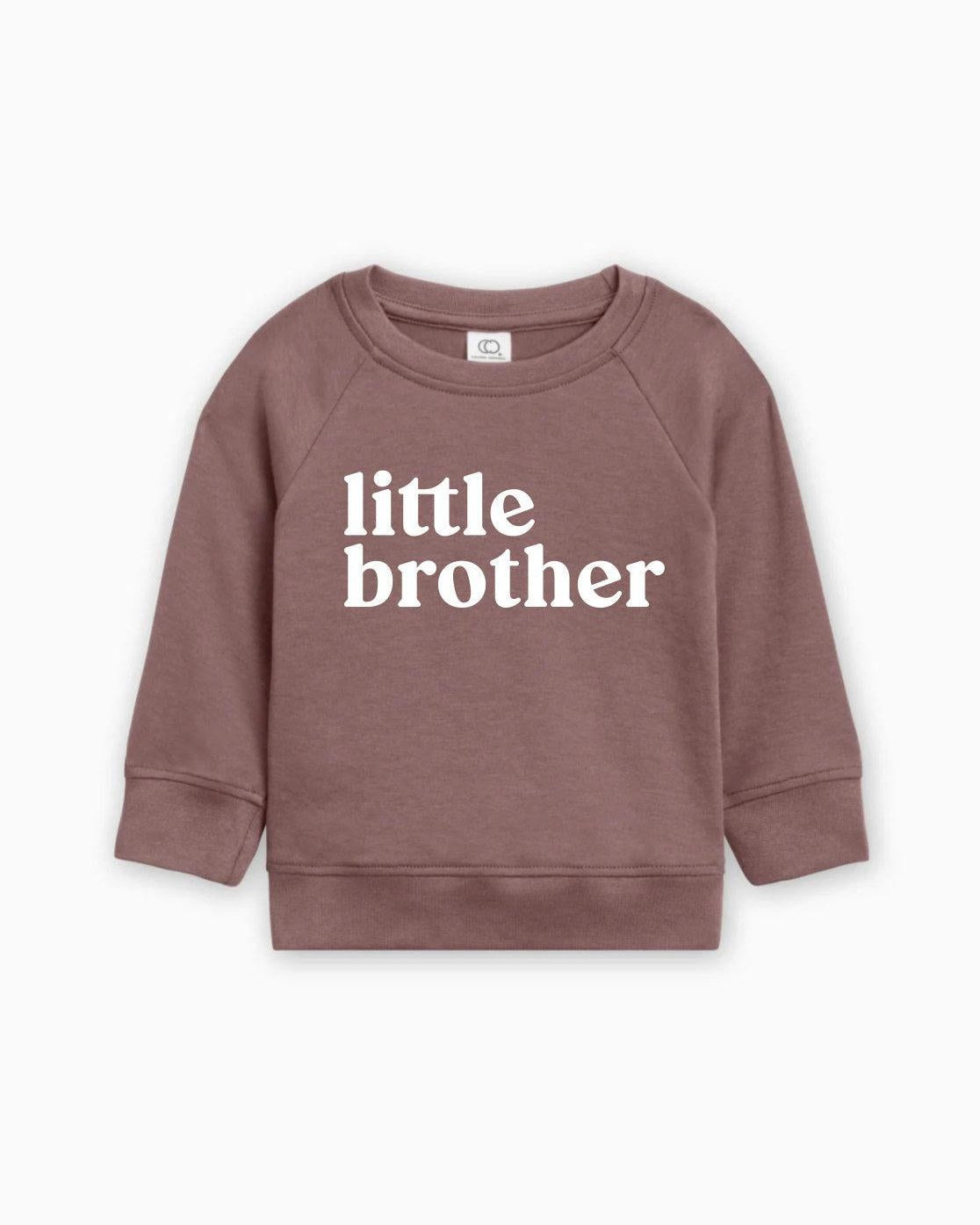 Little Brother Organic Cotton Baby Toddler Boy Pullover (Serif)