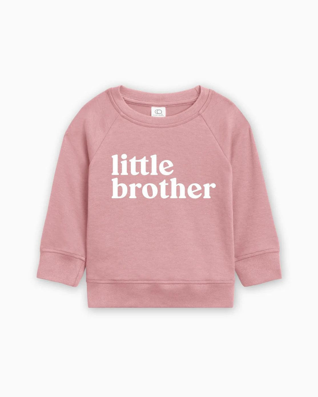 Little Brother Organic Cotton Baby Toddler Boy Pullover (Serif)
