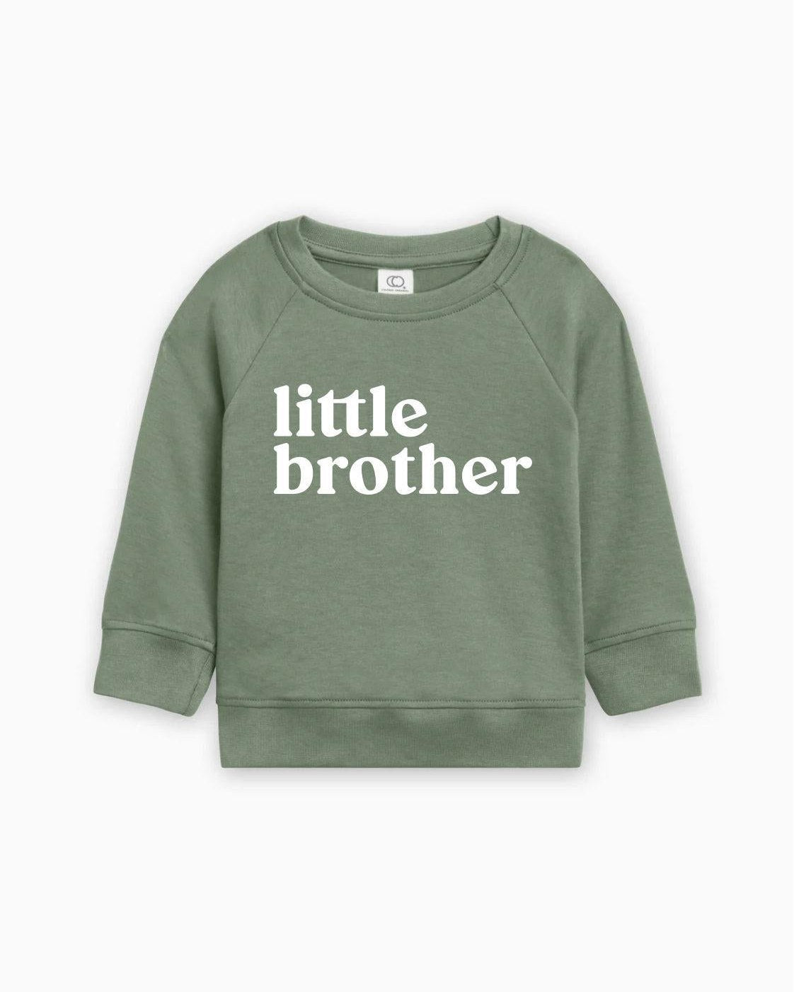 Little Brother Organic Cotton Baby Toddler Boy Pullover (Serif)