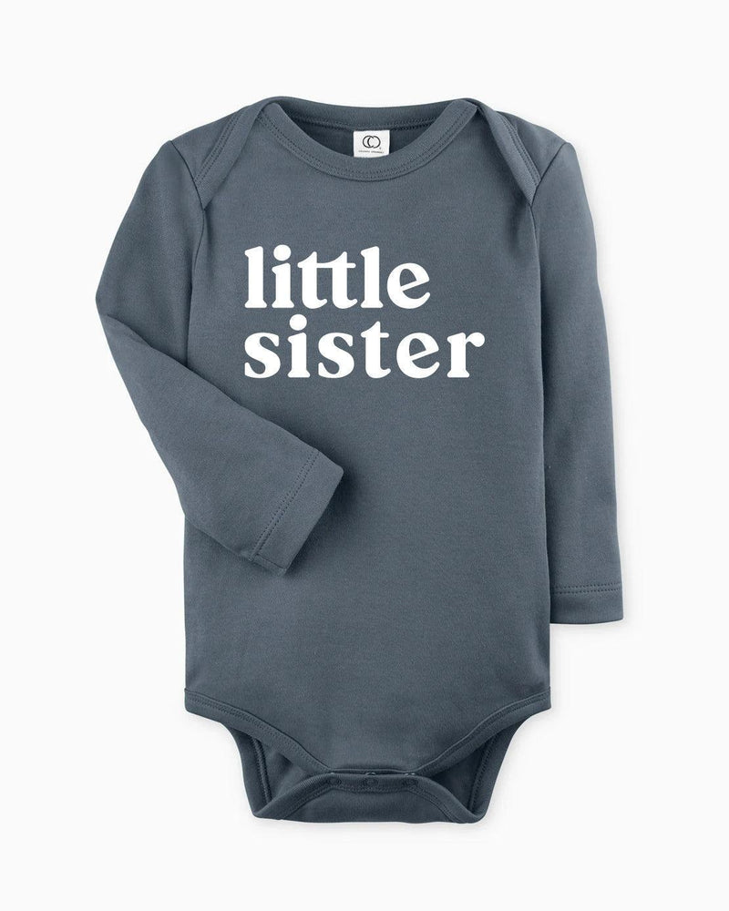 Little Sister Organic Cotton bodysuit (Serif)