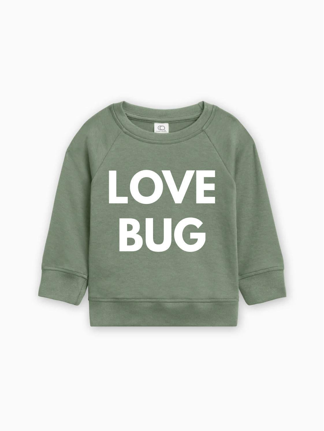 Love Bug Organic Cotton Baby Toddler Valentine Day Pullover