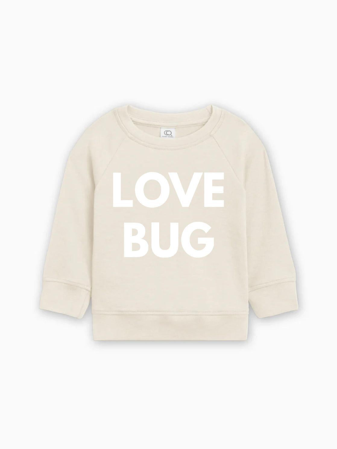 Love Bug Organic Cotton Baby Toddler Valentine Day Pullover