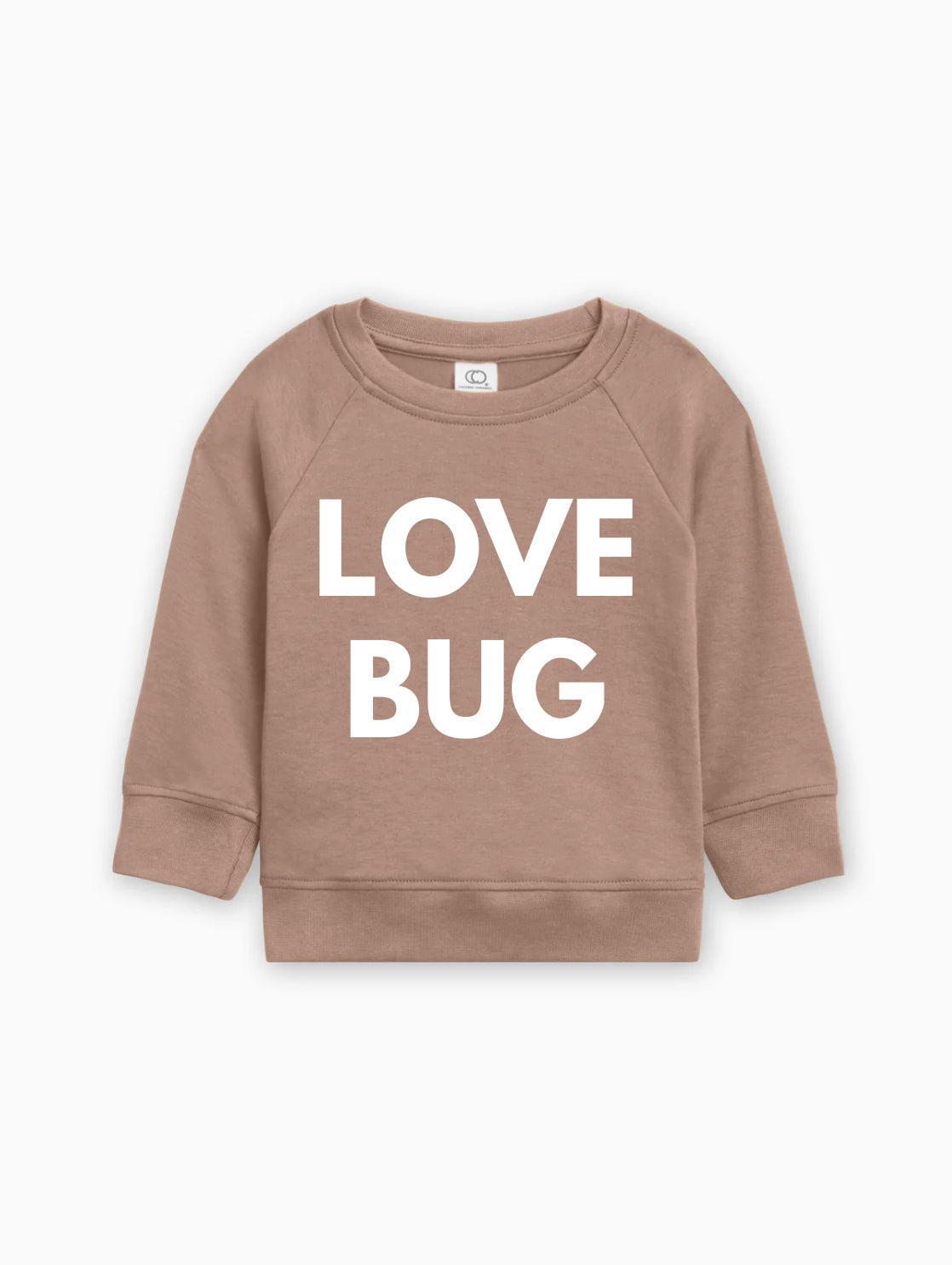 Love Bug Organic Cotton Baby Toddler Valentine Day Pullover