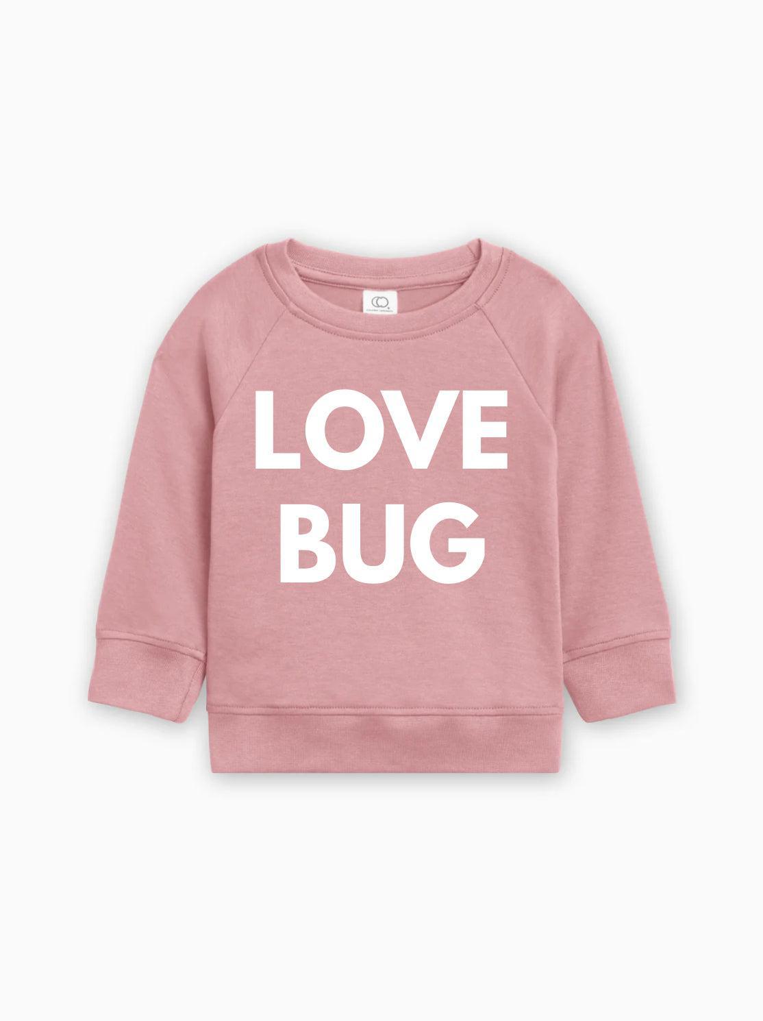 Love Bug Organic Cotton Baby Toddler Valentine Day Pullover