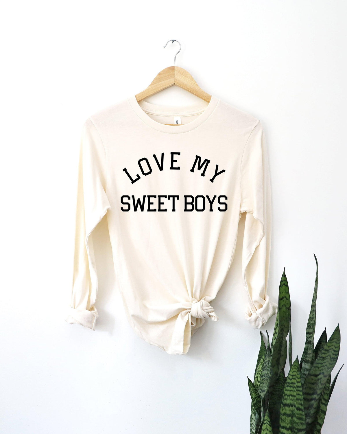 Love My Sweet Boys Boy mama Long Sleeve T shirt