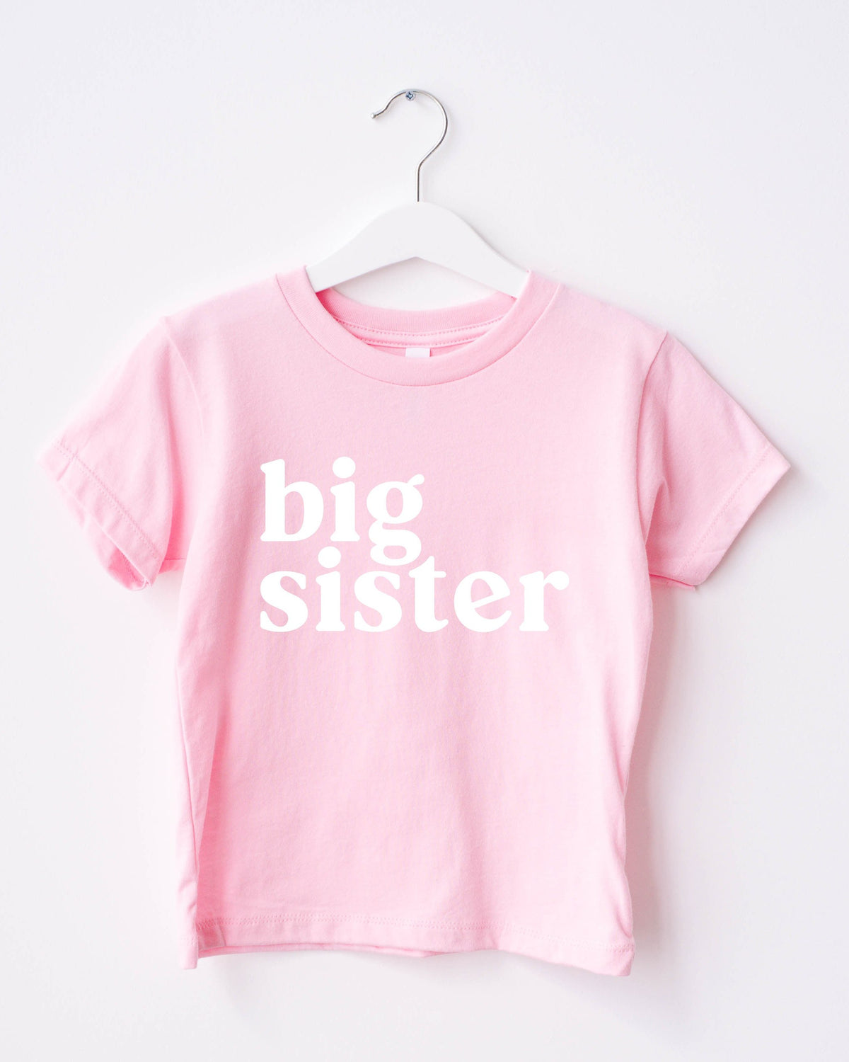 Big Sister Family Matching Kids T-Shirt, Sibling Announcement Shirt