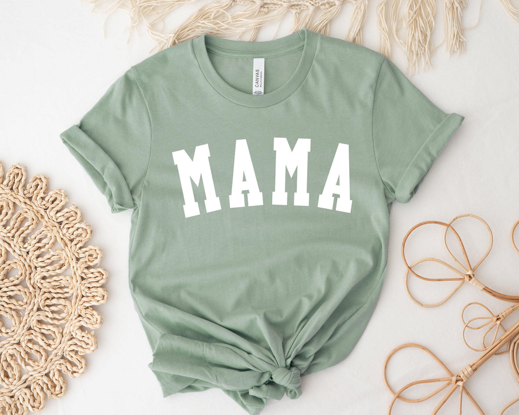 Mama Classic Soft Short Sleeve Shirts (Condensed Font)