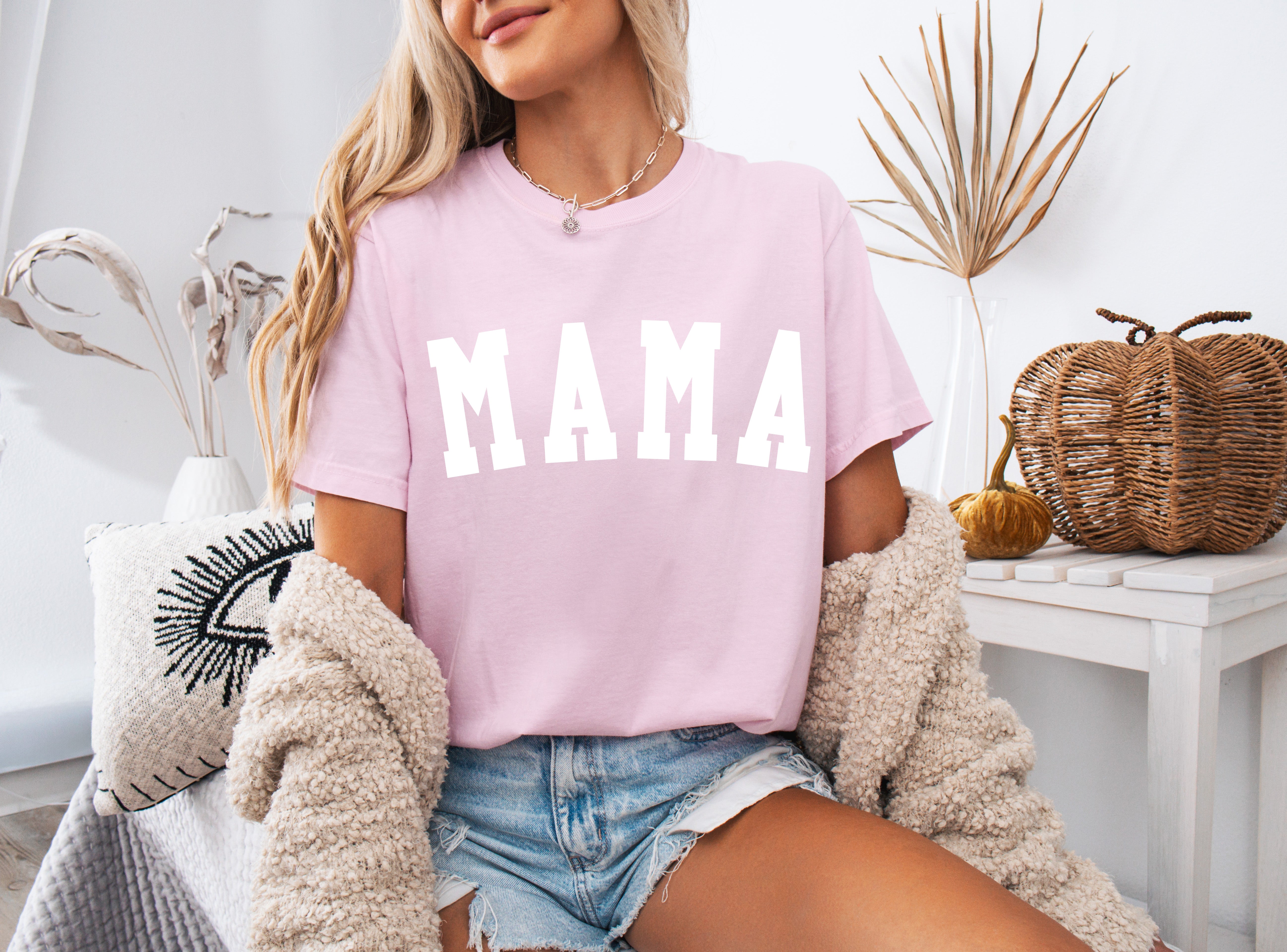 Mama Comfort Colors Graphic Tees (Condensed Font)