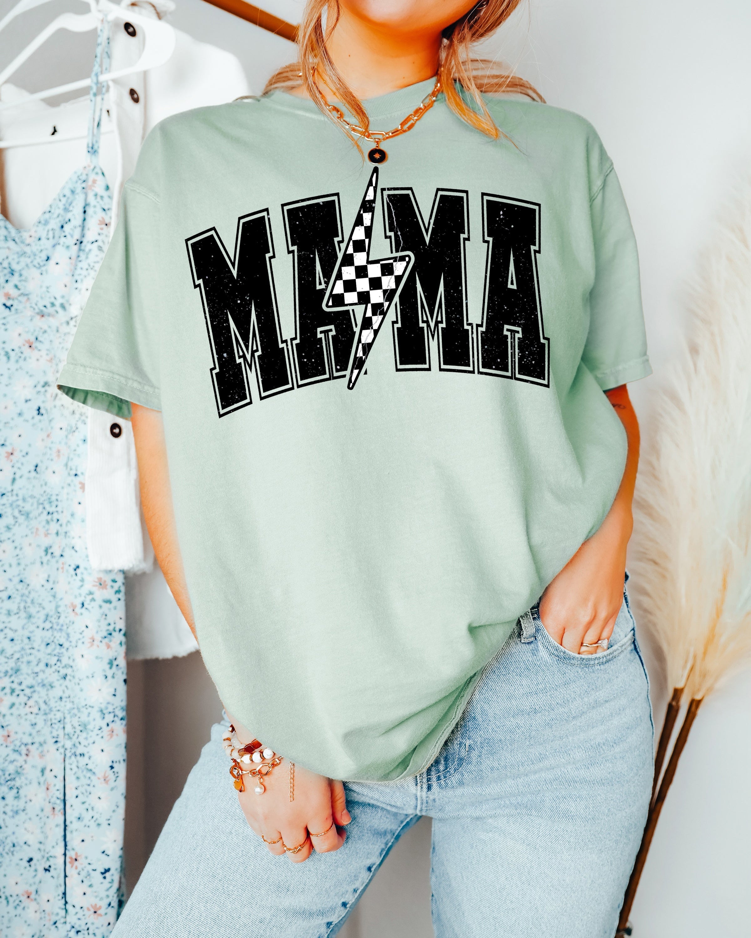 Mama Comfort Colors Graphic Tees (Lightning Condensed)