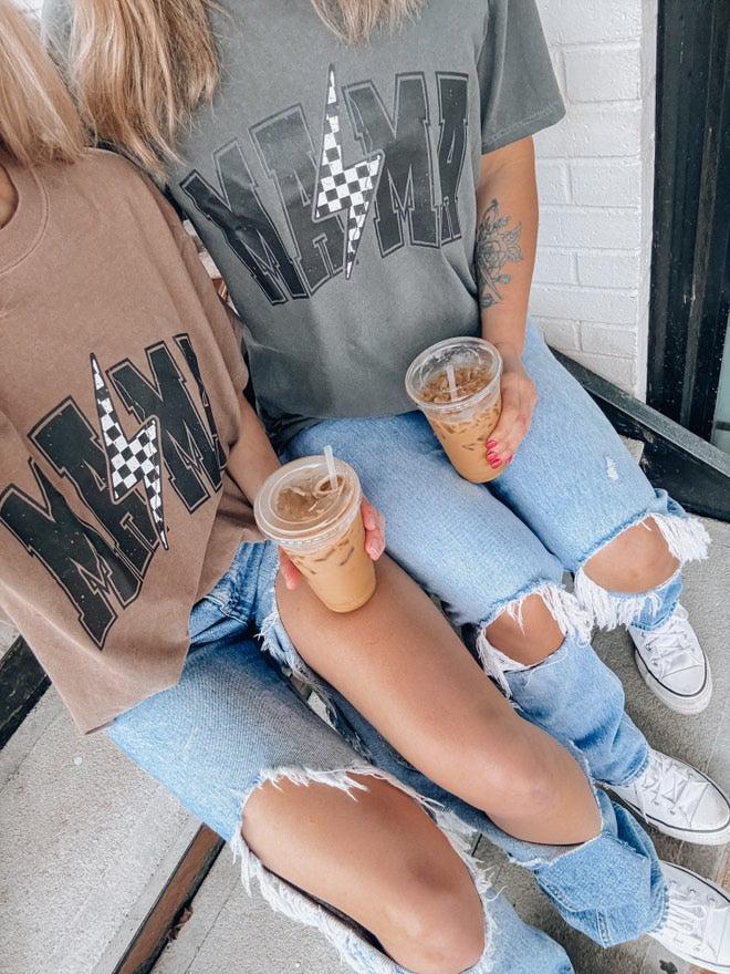 Mama Comfort Colors Graphic Tees (Lightning Condensed)