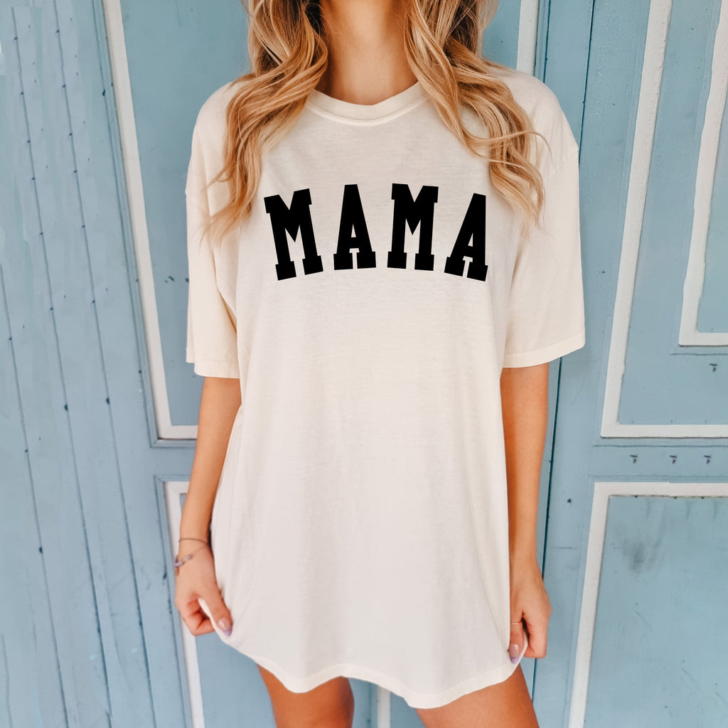 Mama Comfort Colors T Shirt (Condensed Font)