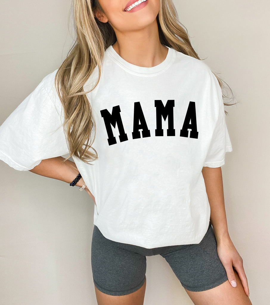 Mama Comfort Colors T Shirt (Condensed Font)