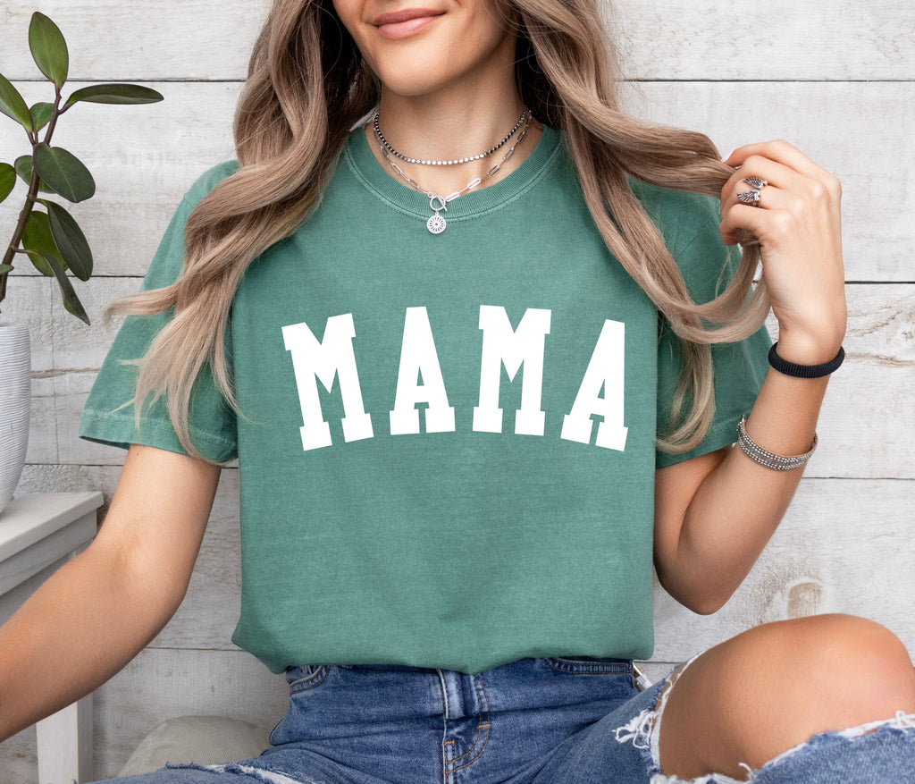 Mama Comfort Colors T Shirt (Condensed Font)