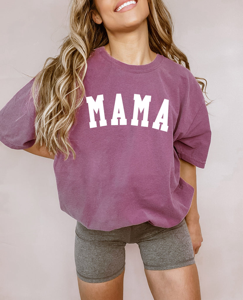 Mama Comfort Colors T Shirt (Condensed Font)