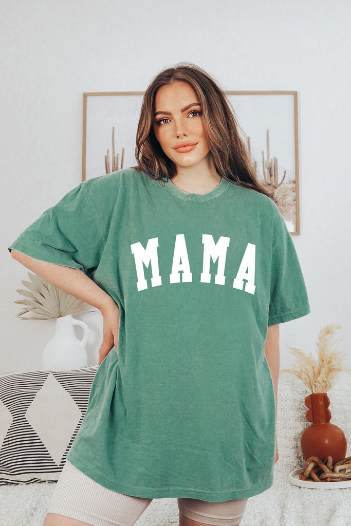 Mama Comfort Colors T Shirt (Condensed Font)