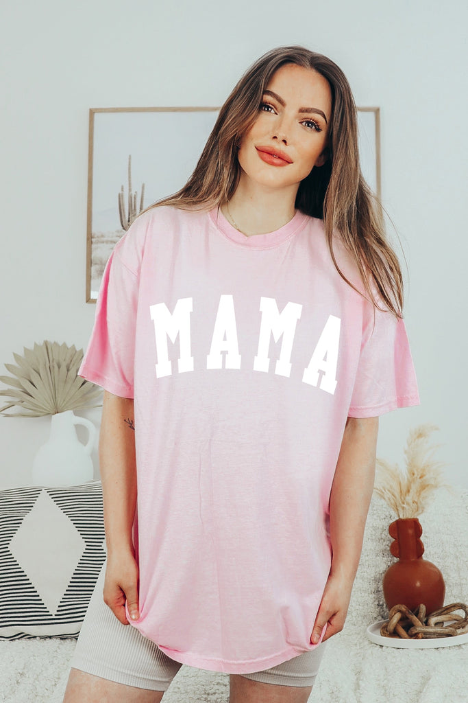 Mama Comfort Colors T Shirt (Condensed Font)