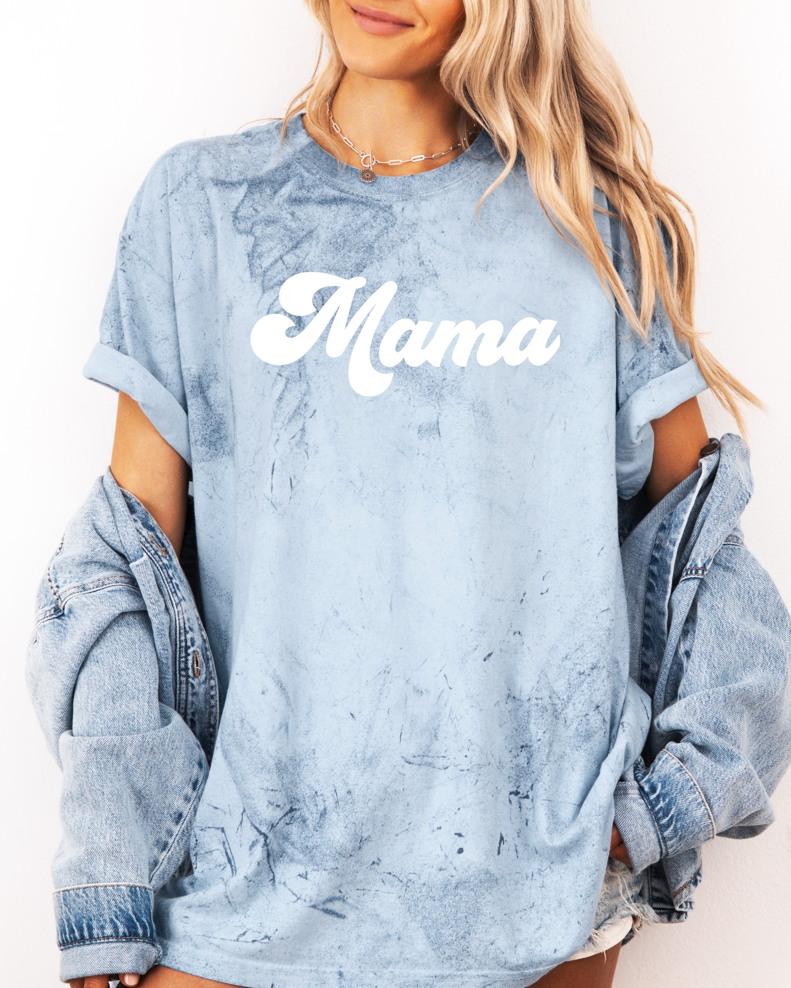 Mama Comfort Colors T Shirt (Groovy)