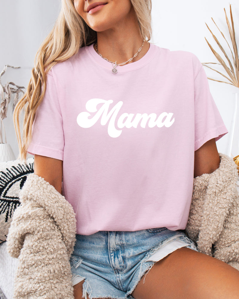 Mama Comfort Colors T Shirt (Groovy)