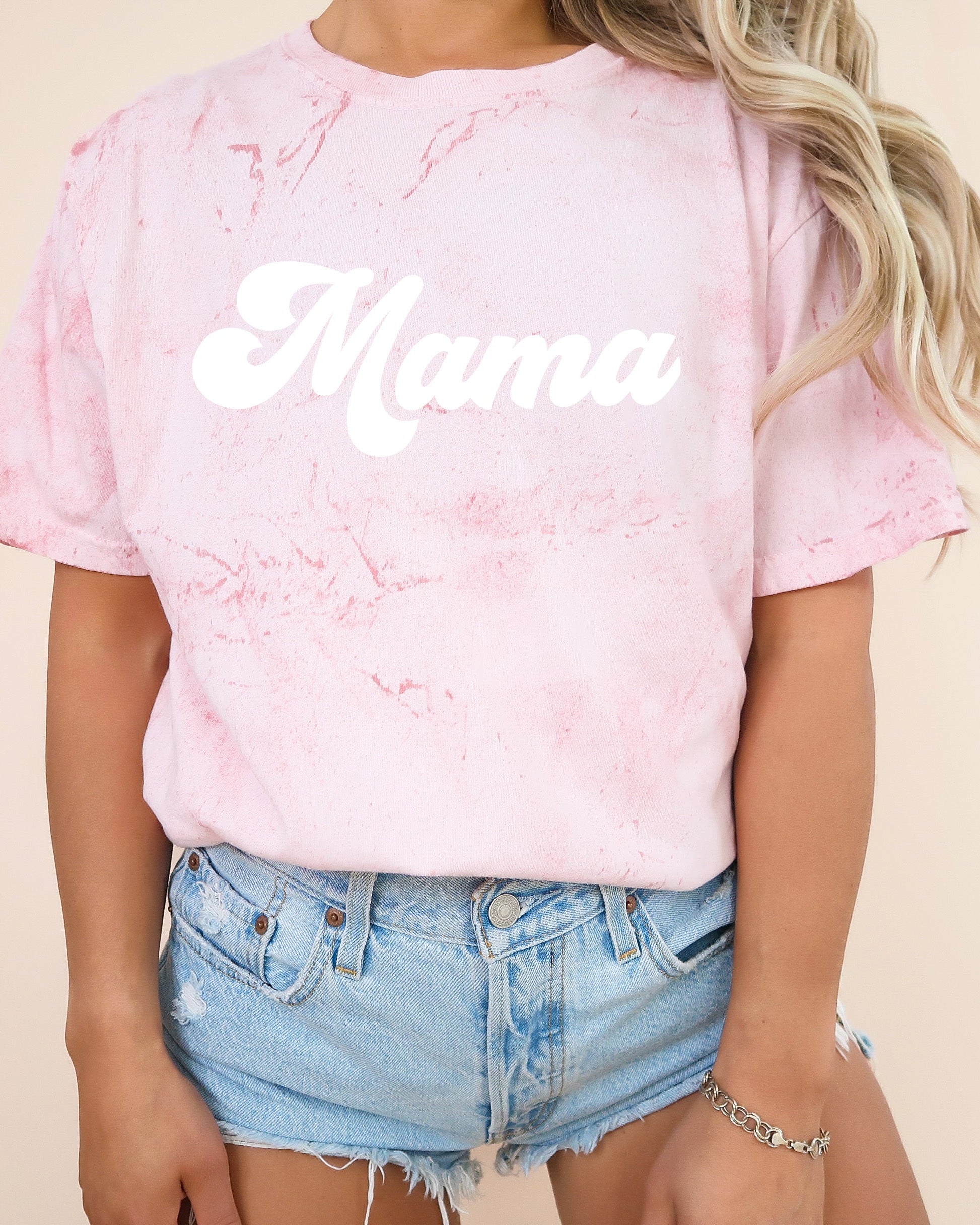 Mama Comfort Colors T Shirt (Groovy)