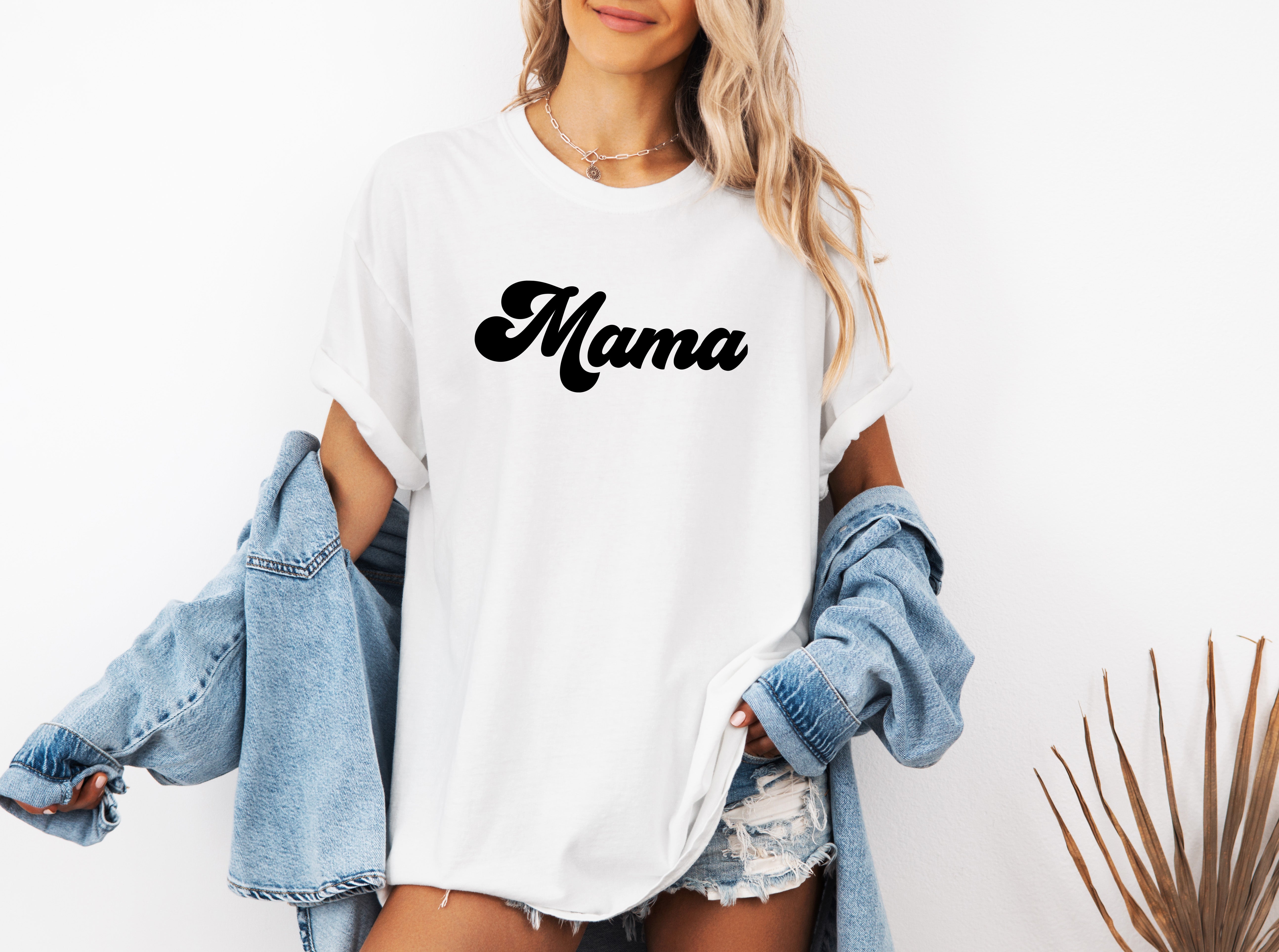 Mama Comfort Colors T Shirt (Groovy)