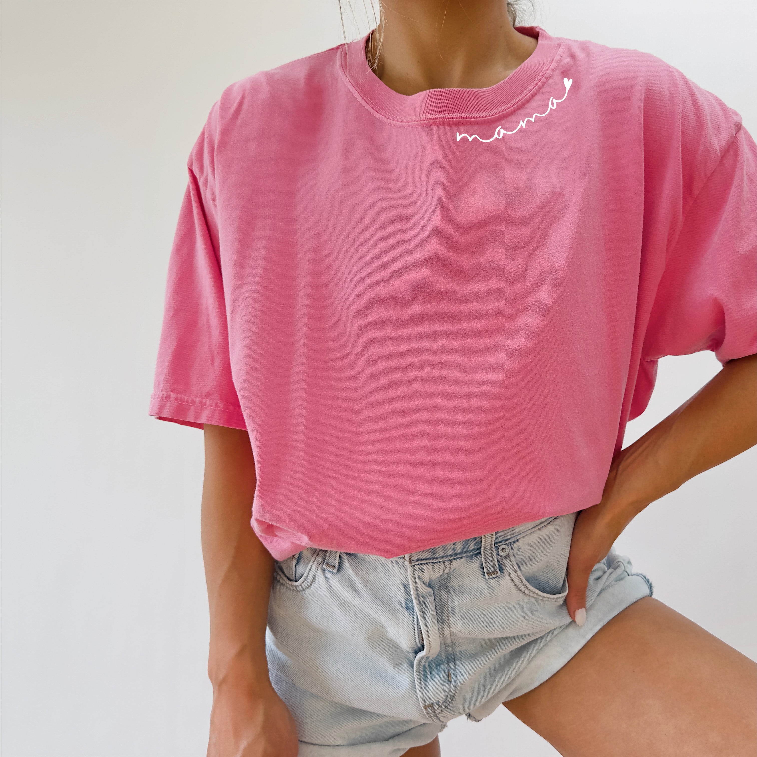 Mama Comfort Colors T Shirt (Neck)