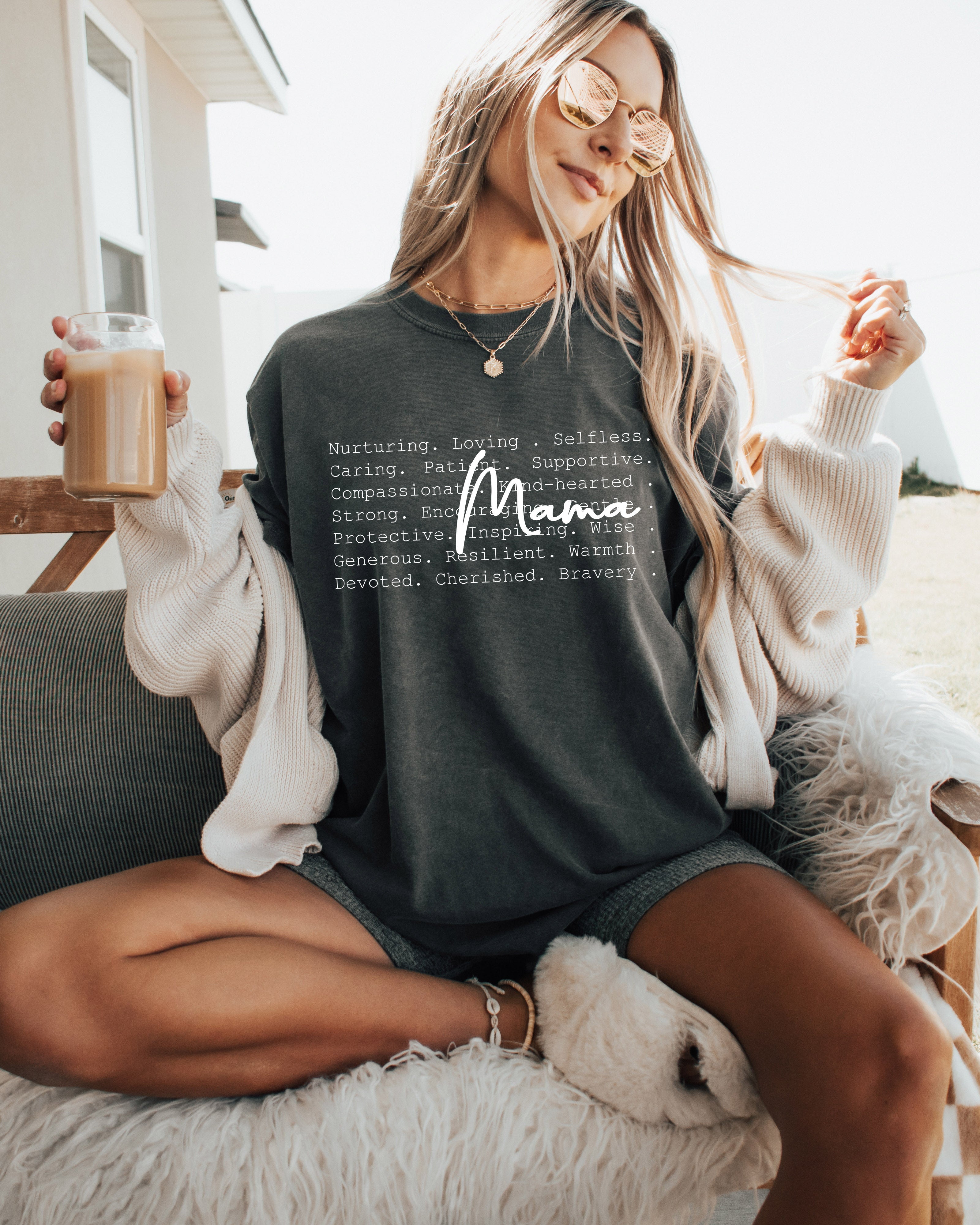 Mama Comfort Colors T Shirt (Nurturing, Loving)