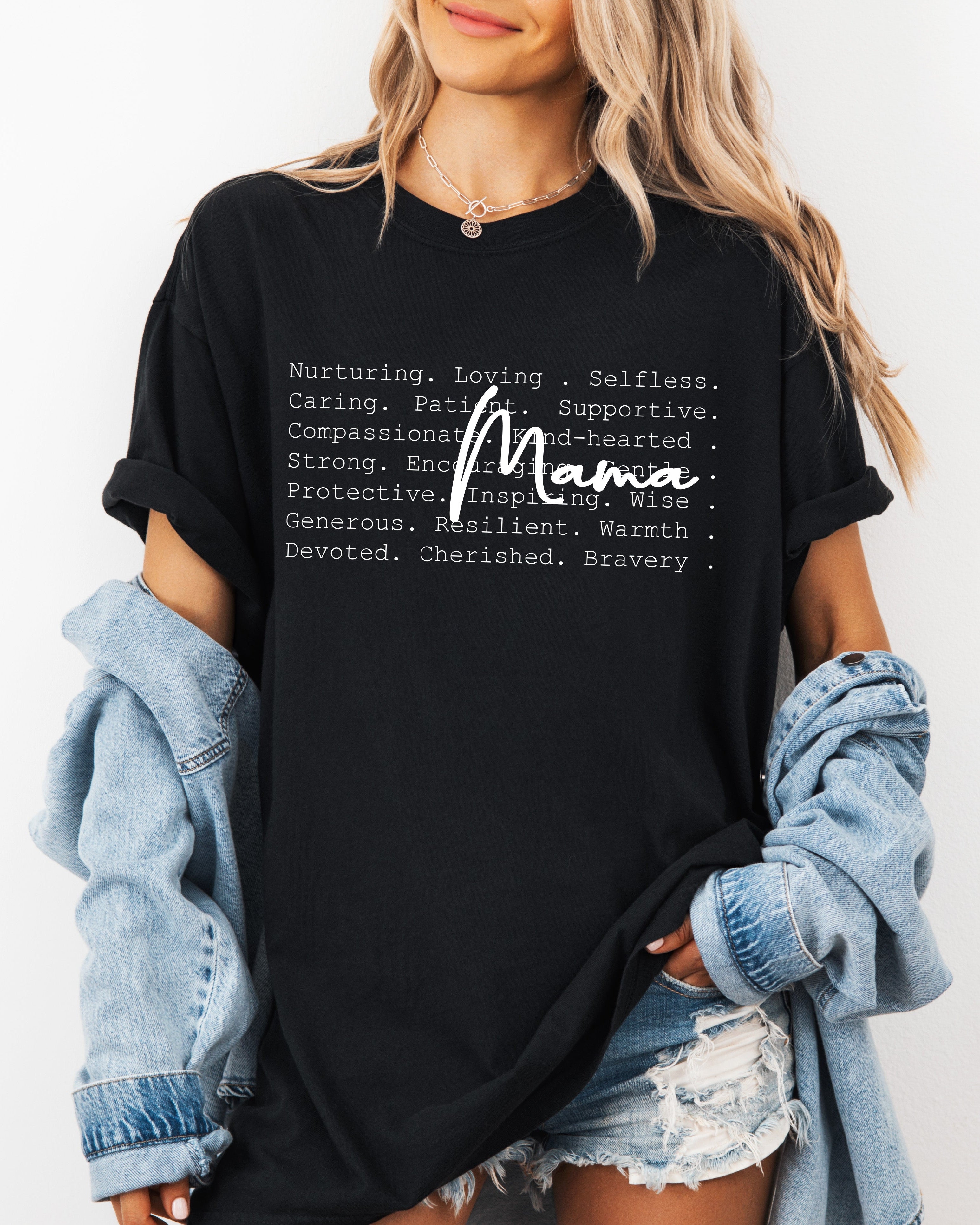 Mama Comfort Colors T Shirt (Nurturing, Loving)