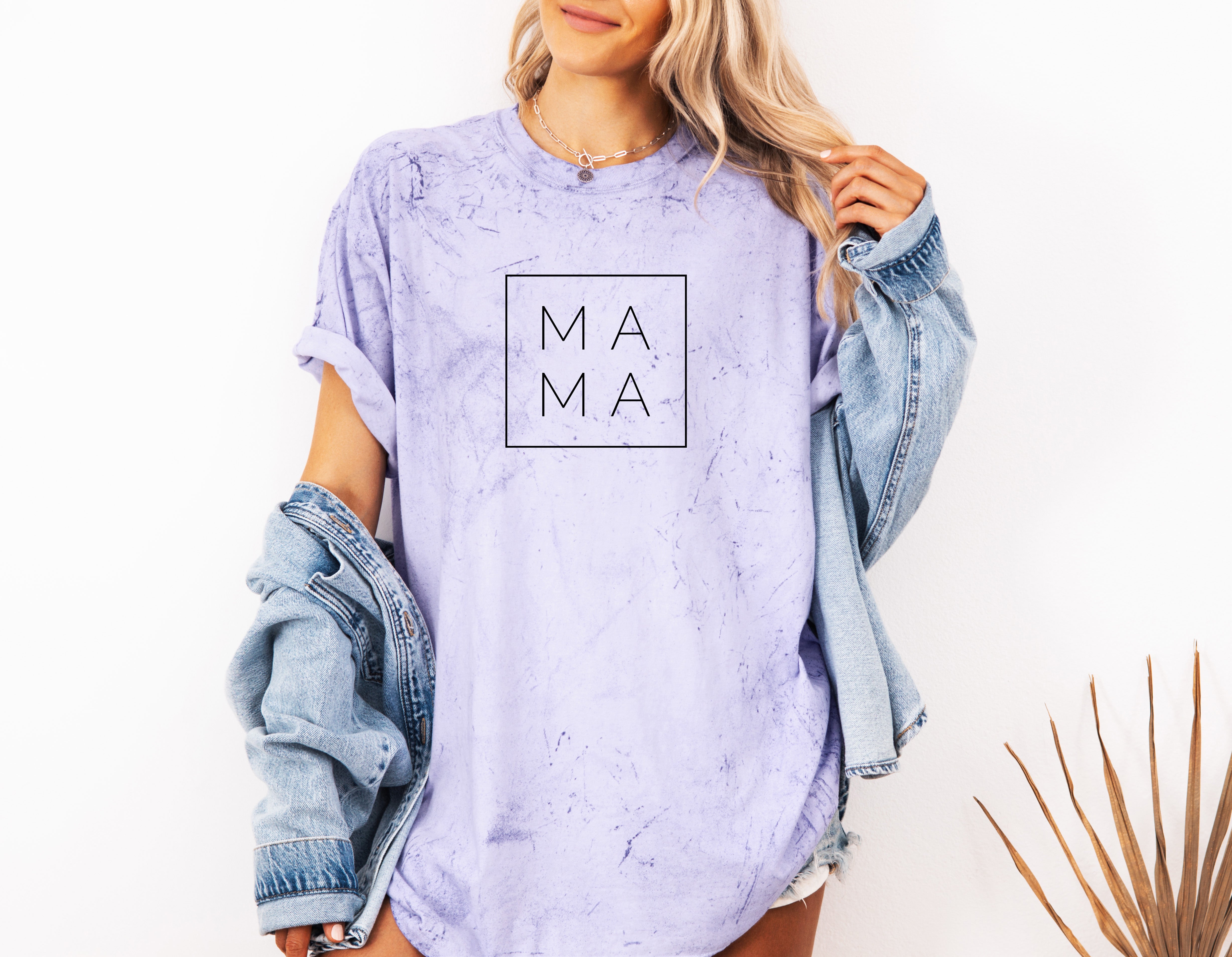 Mama Comfort Colors T Shirt (Square/Boxed)