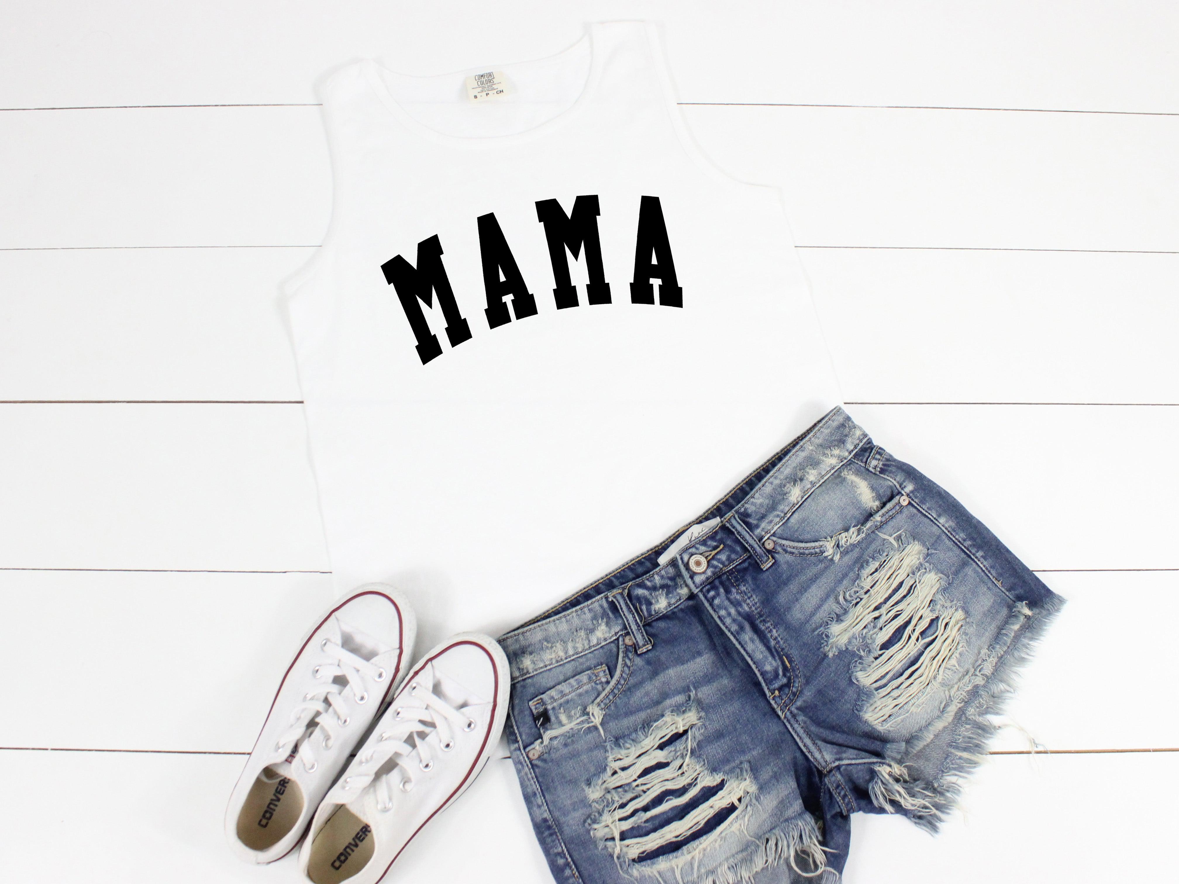 Mama Comfort Colors Tank Top (Condensed)