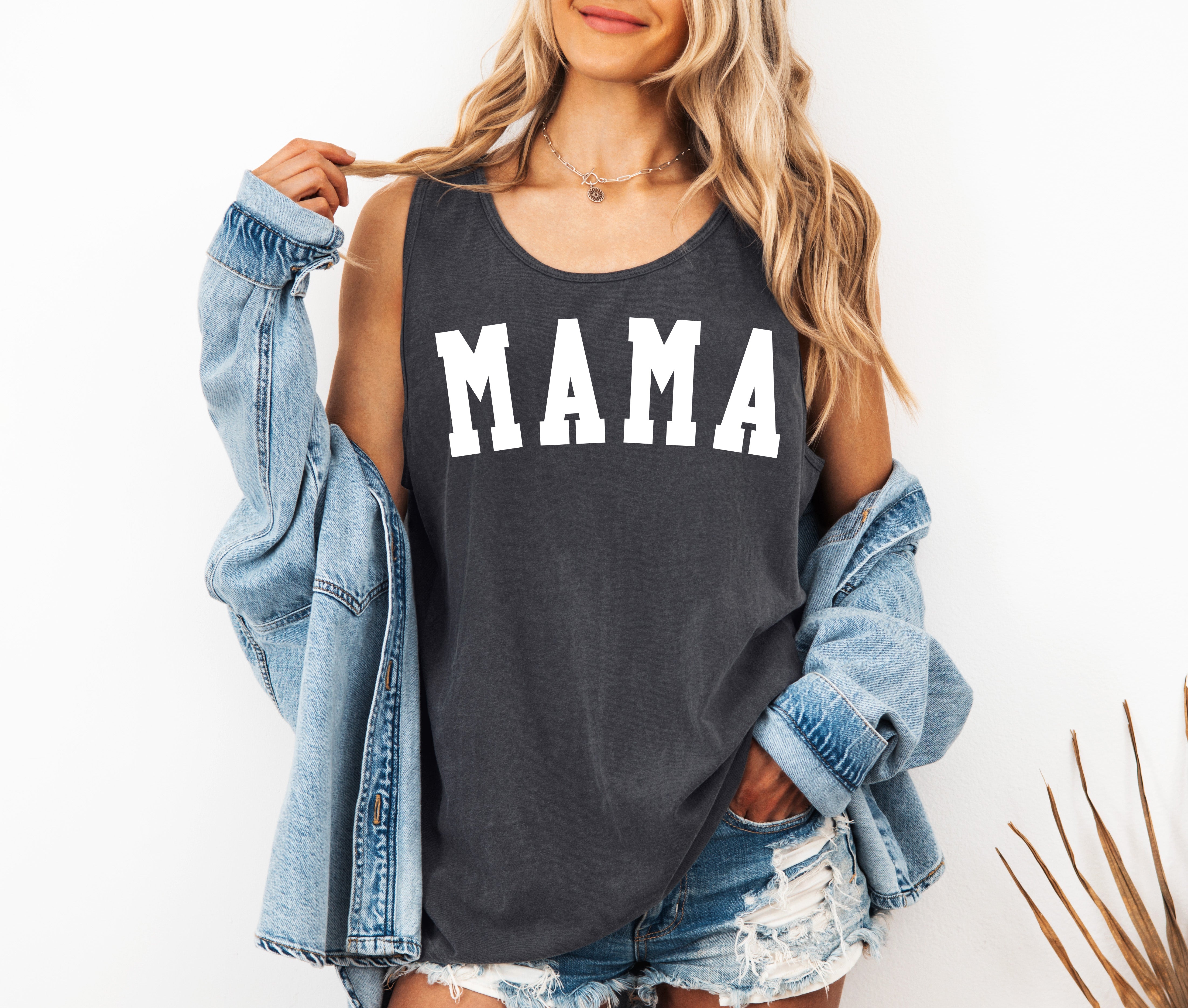 Mama Comfort Colors Tank Top (Condensed)