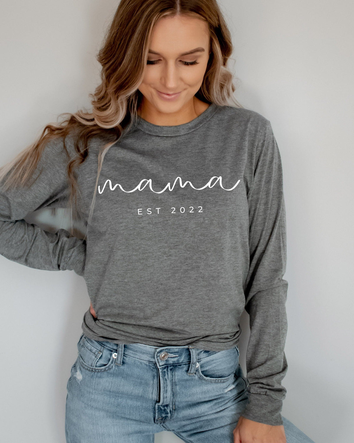 Mama Est 2022 Long Sleeve Tshirt